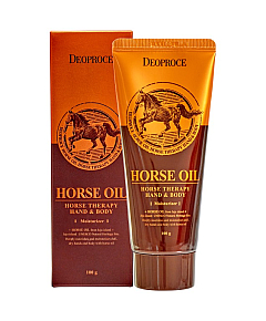 Deoproce Hand and Body Horse Oil - Крем для рук и тела с лошадиным жиром 100 мл